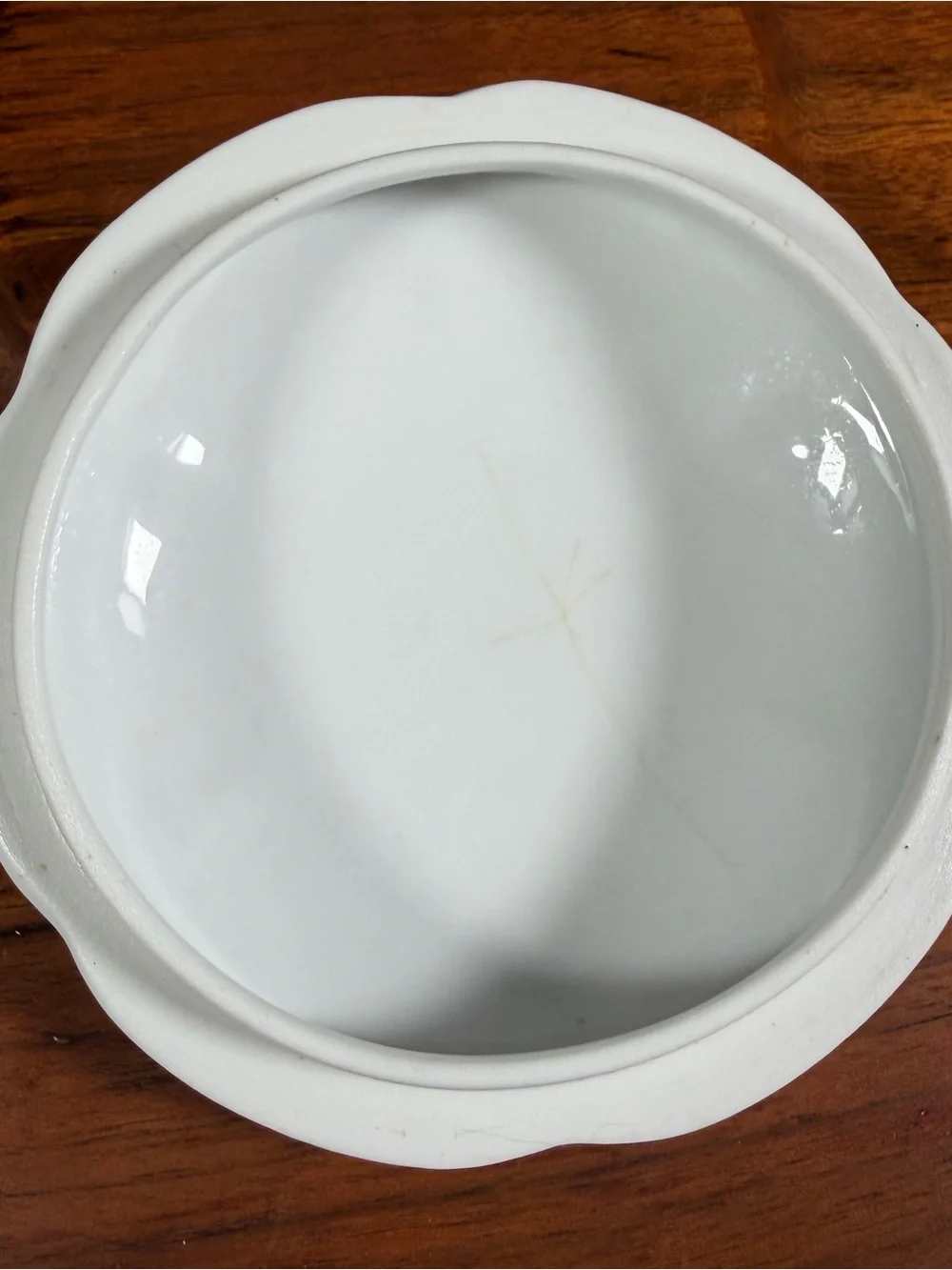 Antique Newport RI Trinket Box- Old Stone Mill Porcelain Souvenir ( 1891-1914)